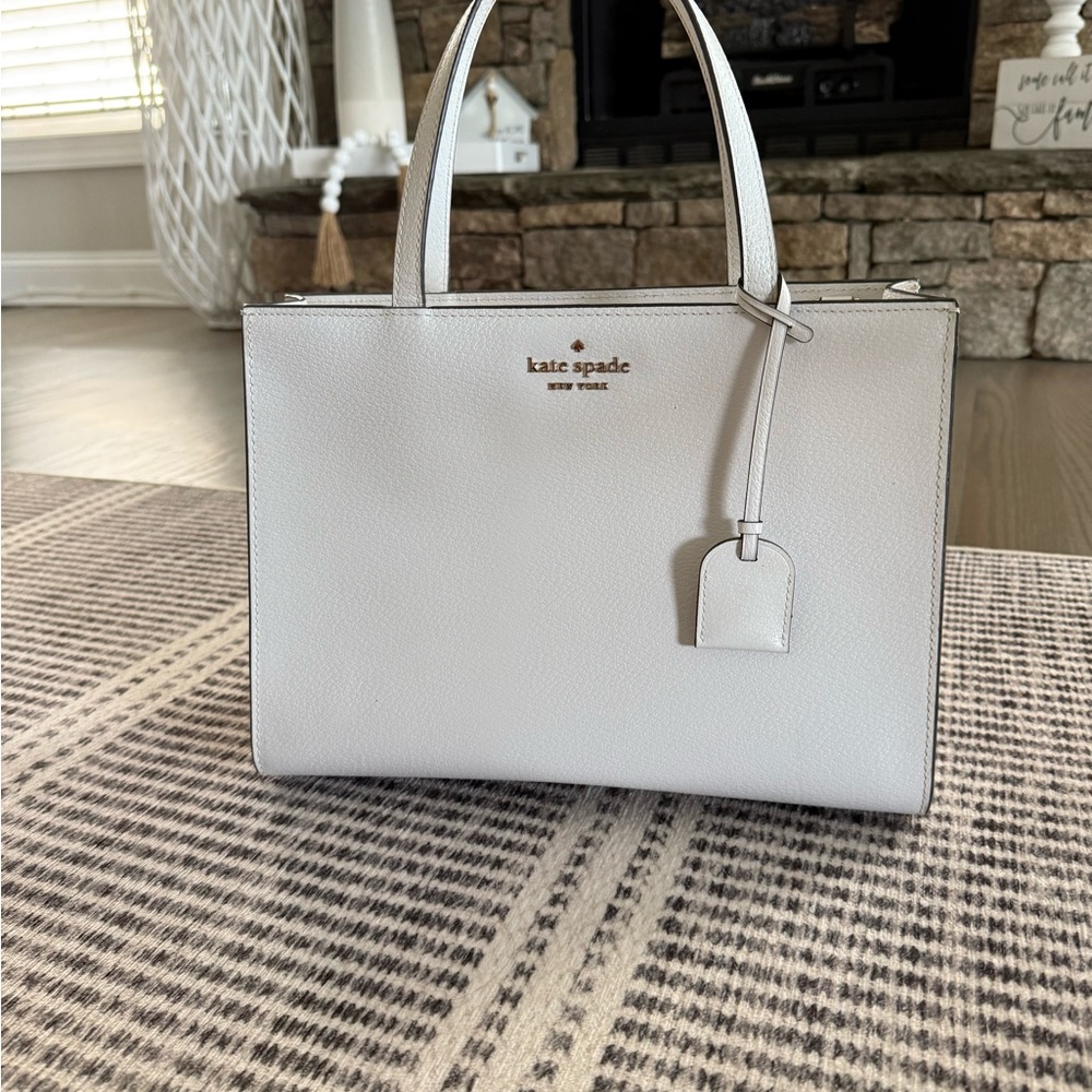 Kate Spade Light Gray Satchel